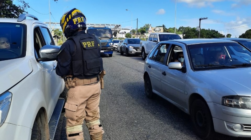 O feriado prolongado da Independência é o primeiro após o início da pandemia e isolamento social que deverá impactar no aumento de fluxo de veículos nas rodovias federais paraibanas (Foto Divulgação PRF)