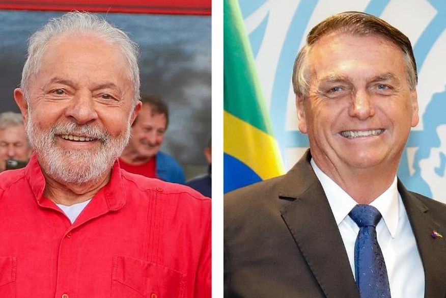 Lula (PT), Bolsonaro (PL). (Foto: Reprodução).