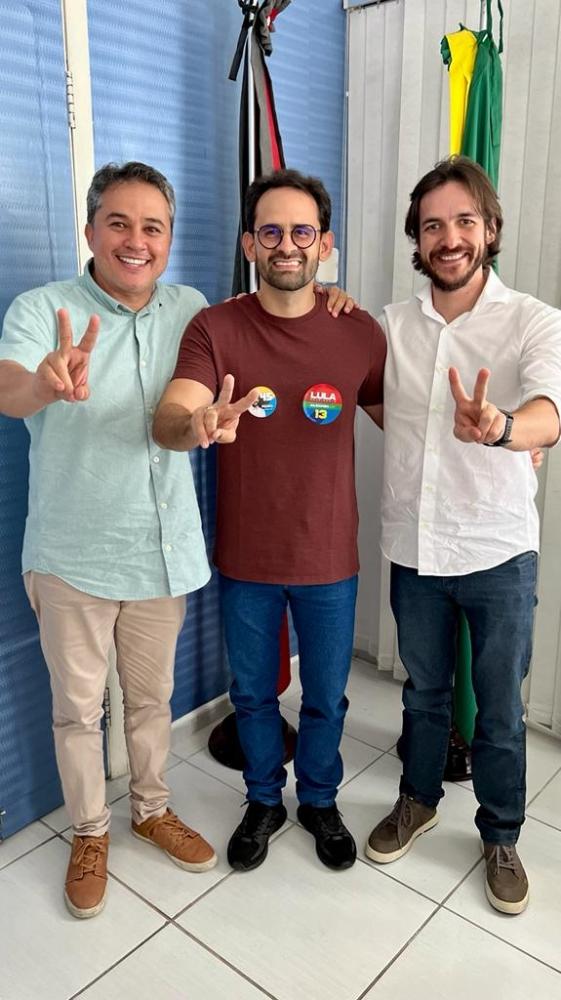 Prefeito do Lastro anuncia apoio à Pedro Cunha Lima; antes dele, o gestor de Monte Horebe também formalizou apoio