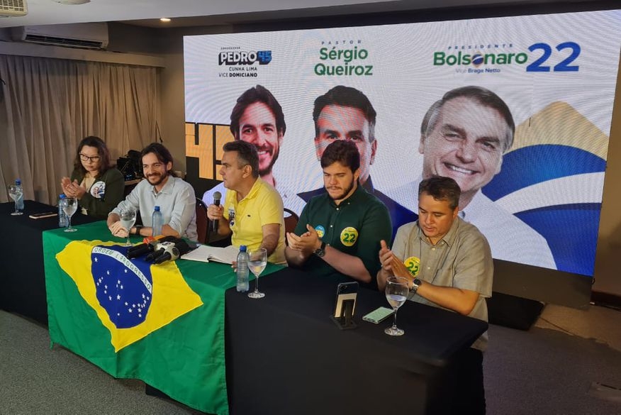Entrevista contou com presença de Pedro Cunha Lima (Foto: Reprodução)