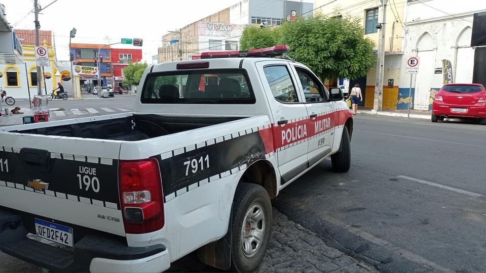 Diligências foram realizadas pelas guarnições de serviço, porém sem êxito na captura dos assaltantes e na recuperação da motocicleta (Foto: Reprodução)