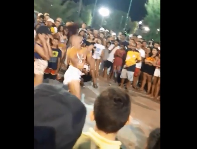 O evento foi organizado por jovens através de convite nas redes sociais, sem nenhuma consulta ou comunicação previa aos órgãos oficias. (Foto: Reprodução Redes Sociais).