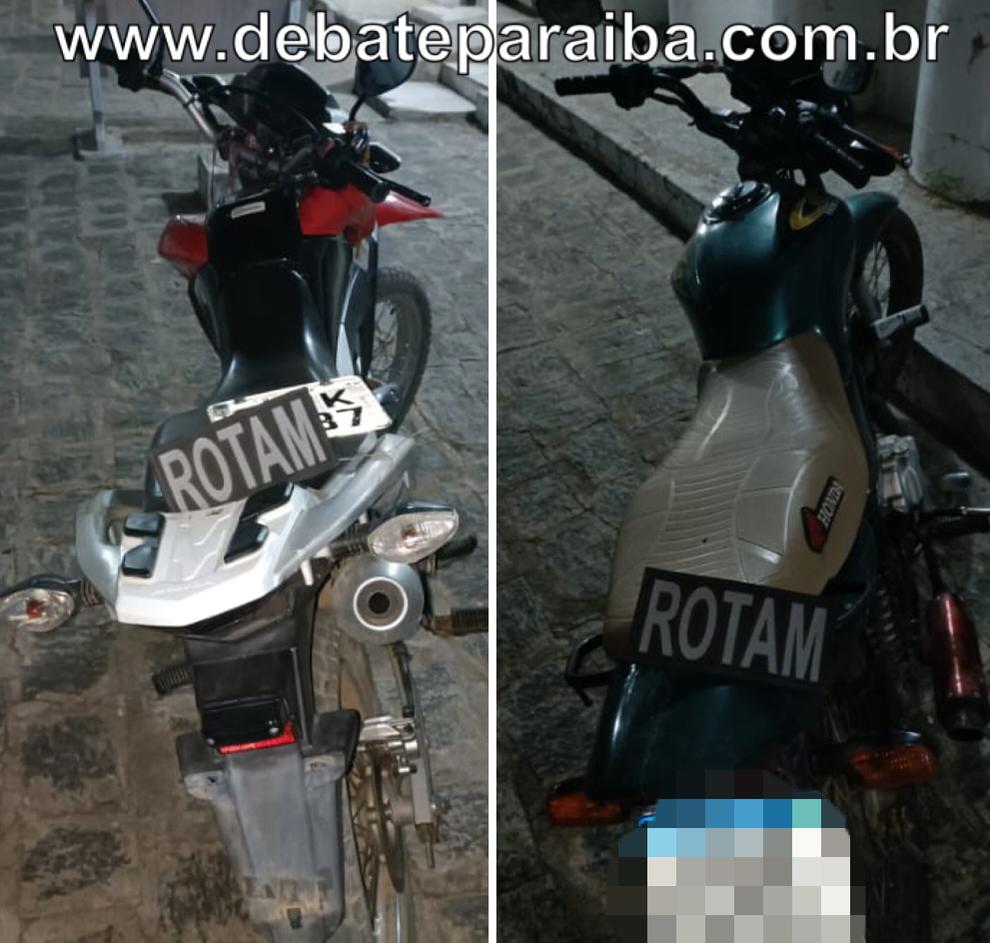 Diante dos fatos, os menores infratores e as motocicletas apreendidas foram levados à delegacia de Polícia Civil (Foto: Reprodução)