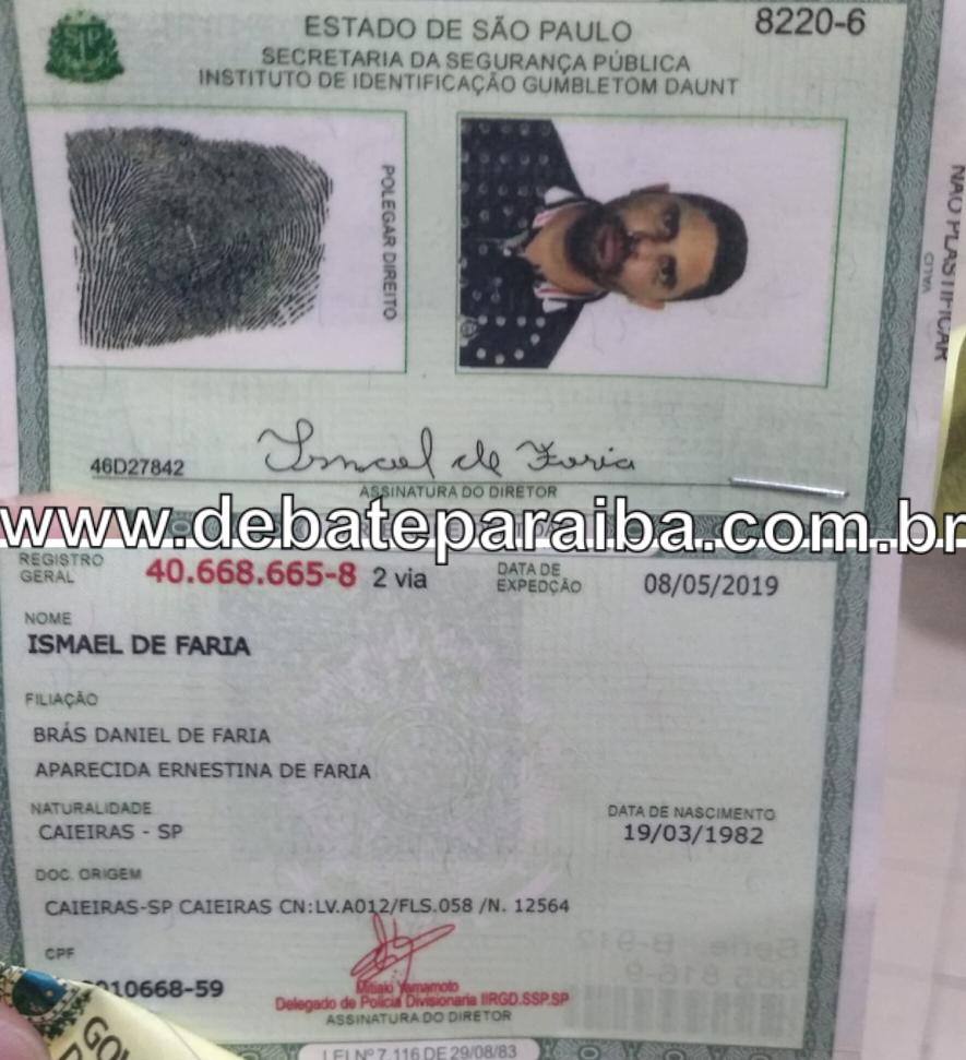 O documento falso foi apresentado na delegacia de Polícia Civil e confeccionado um Boletim Informativo (Foto: Reprodução)