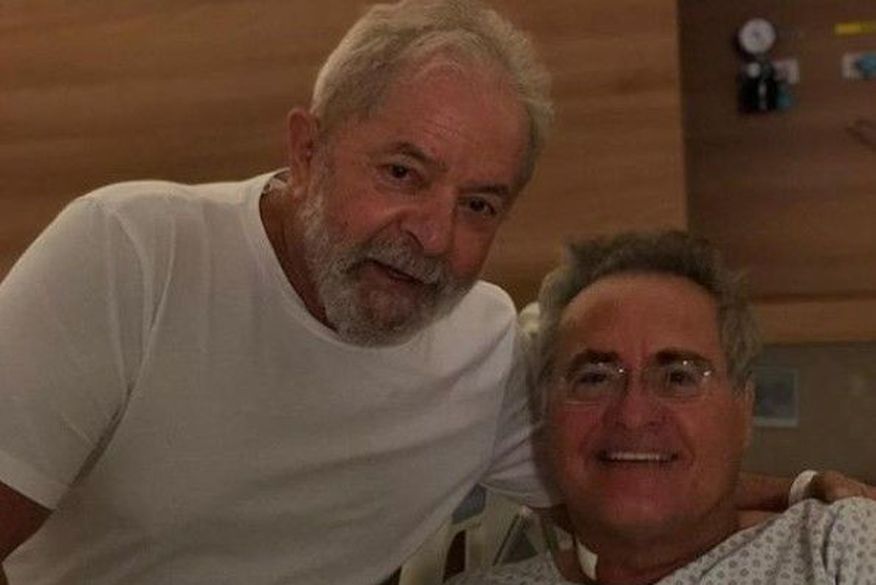 Uma foto em que os dois aparecem juntos e sem máscara foi publicada nesta quinta-feira (17) nas redes sociais do parlamentar. (Foto: Reprodução).