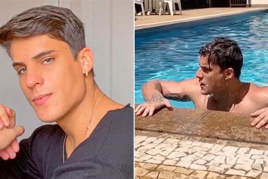 Uma outra pessoa comentou ainda que o modelo “Se acha demais”. “Me acho capaz de me autoaceitar”, declarou ele. (Foto: Reprodução).
