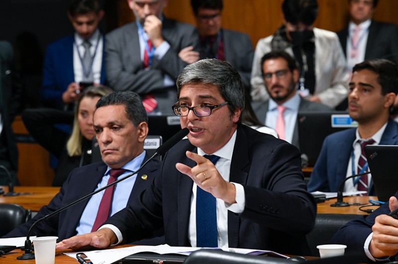 Carlos Portinho, do PL do Rio de Janeiro, é o autor do pedido de audiência pública sobre pesquisas eleitorais - Roque de Sá/Agência Senado