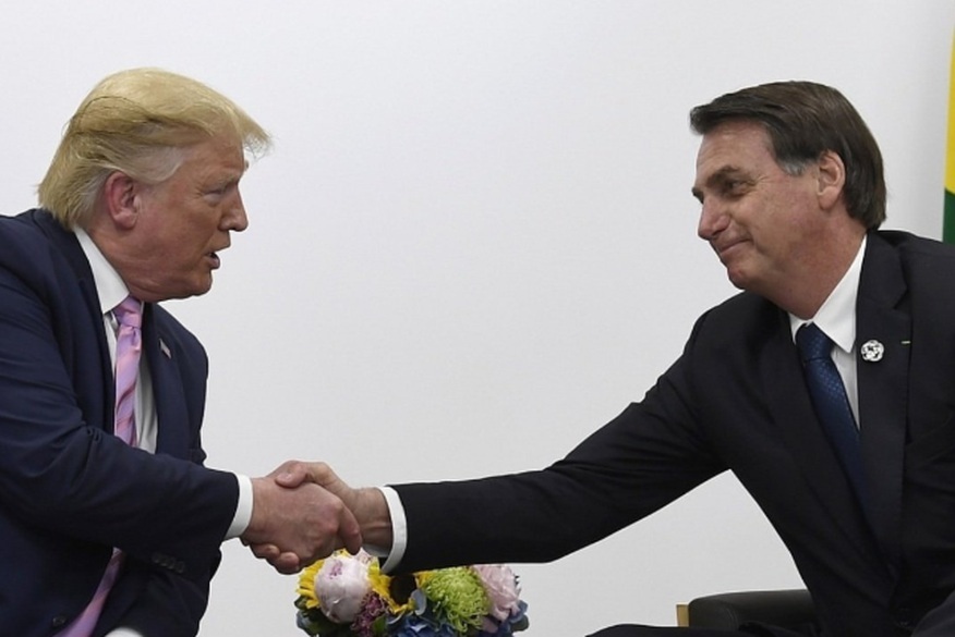 Bolsonaro e Trump foram contaminados com o Coronavírus (Foto: Reprodução)