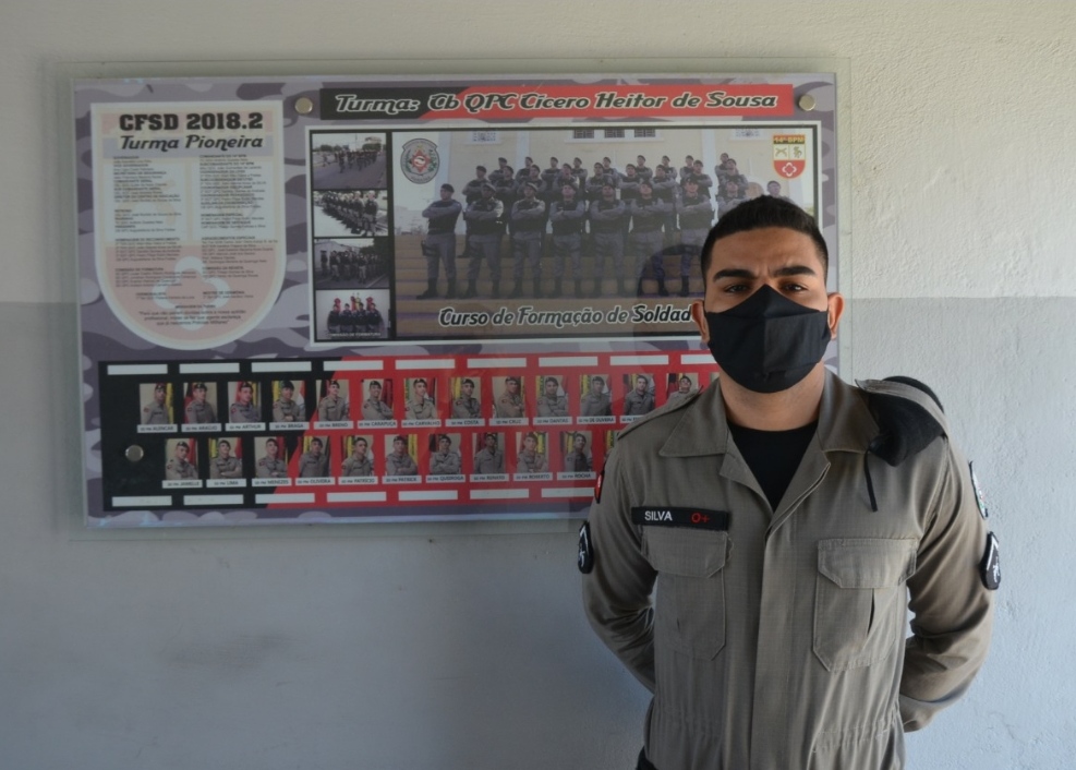O 14º Batalhão de Polícia Militar da Paraíba está com a segunda Turma do Curso de Formação de Soldados (Foto Divulgação PMPB)