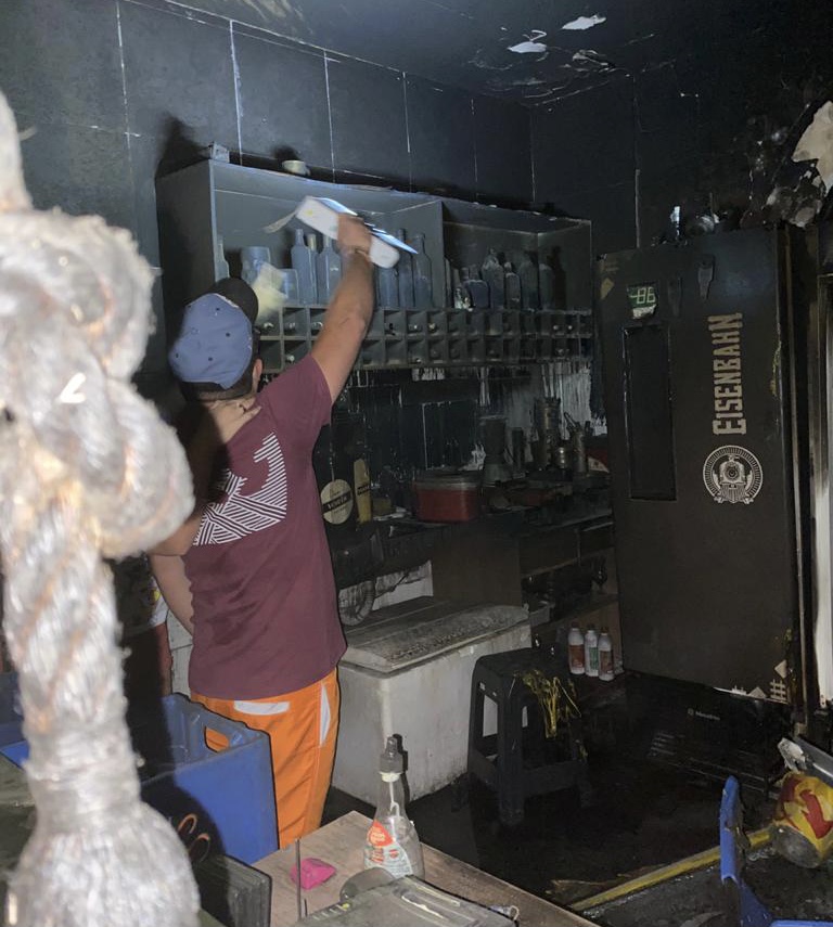 Felizmente ninguém ficou ferido diante do sinistro ocorrido (Foto Reprodução Redes Sociais)