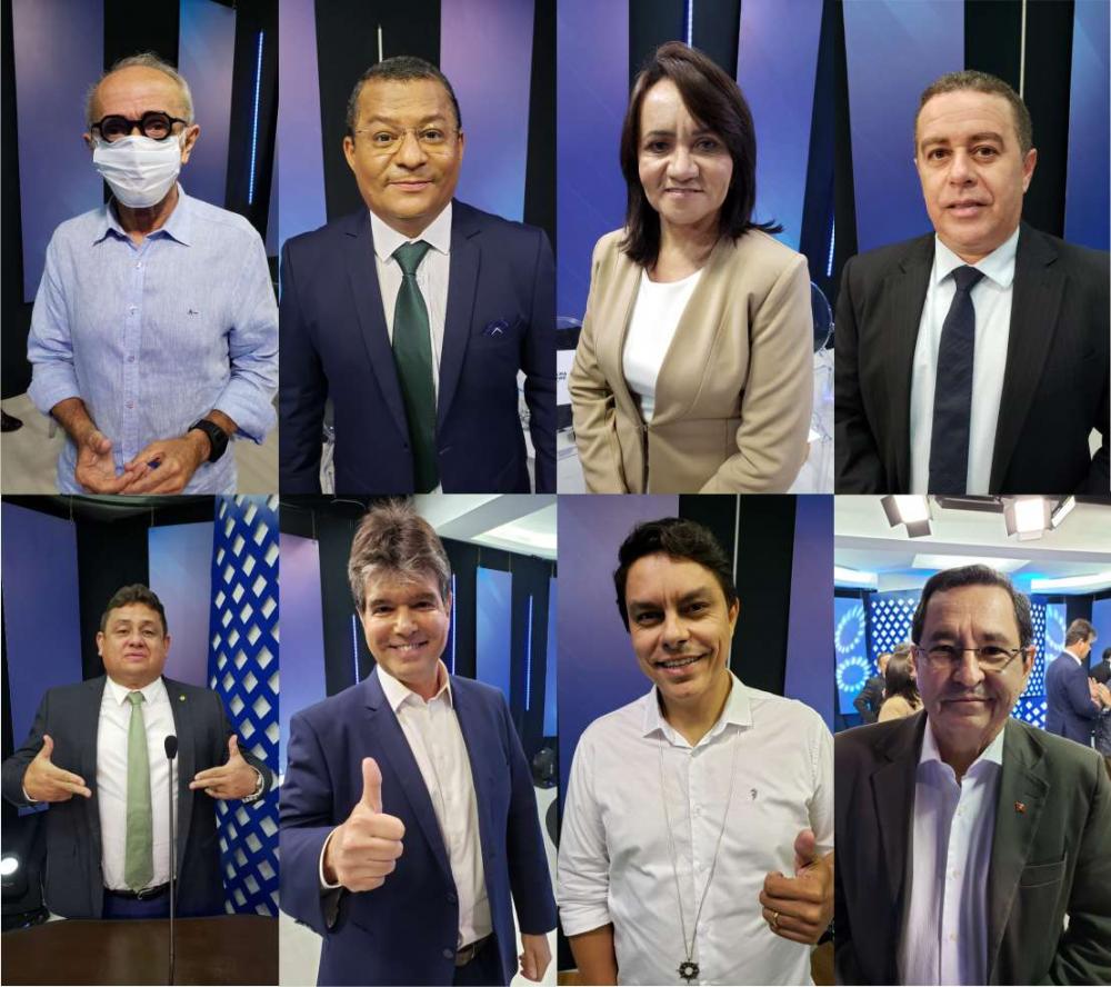 O ex-prefeito de João Pessoa Cícero Lucena (PP) e o radialista Nilvan Ferreira (MDB) lideram o levantamento. (Foto: Reprodução).