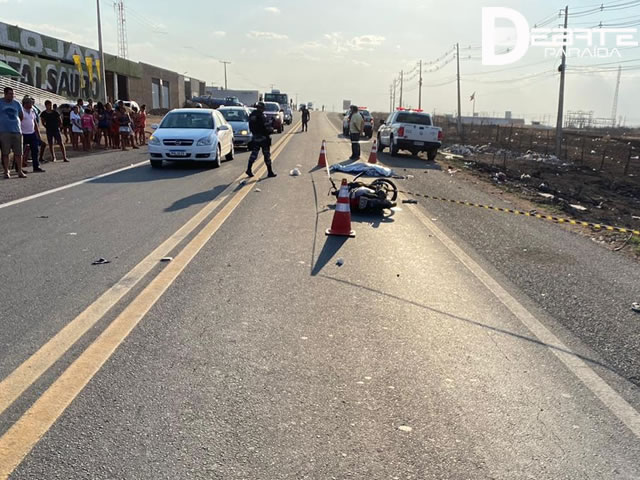 A Polícia Militar esteve no local e isolou a área até a chegada da perícia da Polícia Civil e dos agentes da PRF. (Foto: Reprodução Redes Sociais).