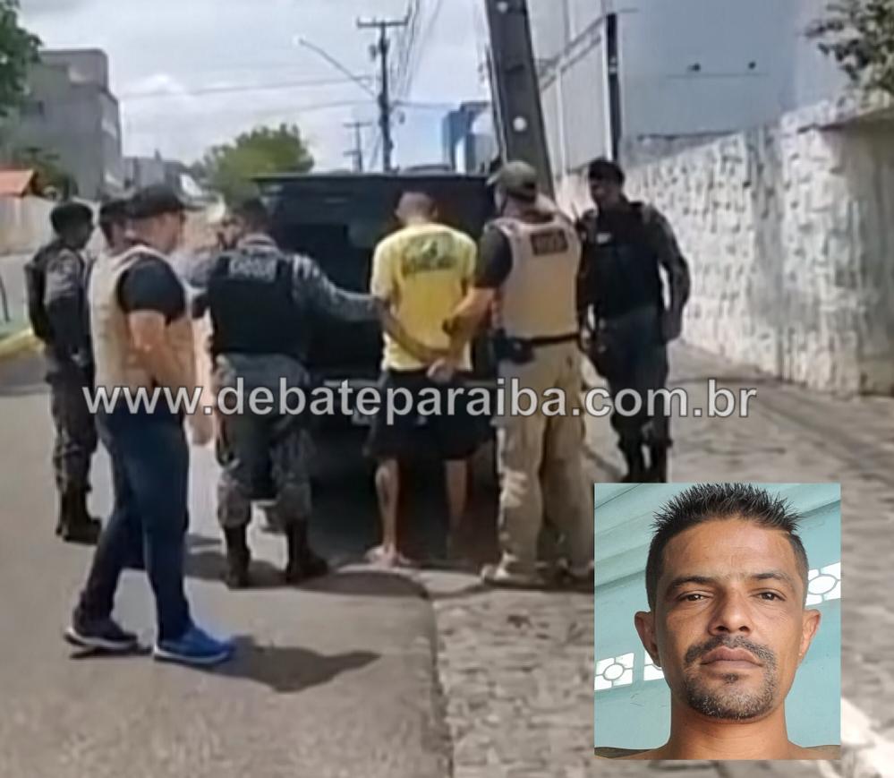 Após o crime, os policiais receberam informações de que o suspeito estaria residindo atualmente em Sousa (Foto: Reprodução)