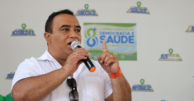 Marcos Eron (MDB), prefeito do município de Monte Horebe. (Foto: Reprodução).