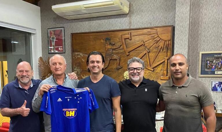 Felipão é o novo técnico do Cruzeiro (Foto: Divulgação/Cruzeiro)