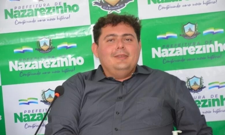 Marcelo Vale (Cidadania), prefeito do município de Nazarezinho. (Foto: Reprodução).