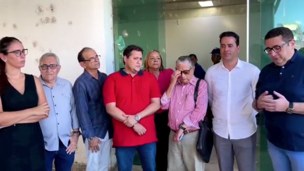 O vereador Cacá Gadelha também aproveitou a oportunidade para enaltecer a importância da instalação da unidade hospitalar na cidade Sousa. (Foto: Reprodução).