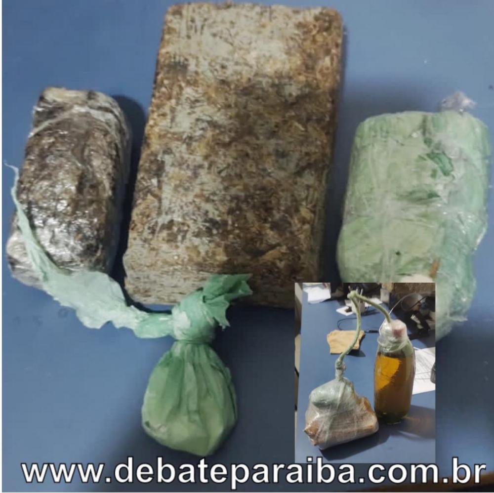 Policiais militares e penais interceptam arremesso de drogas e material para tatuar detentos na Colônia Penal em Sousa