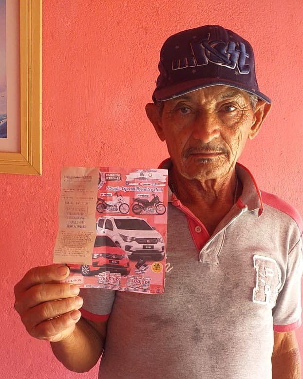 Lourival da Silva, residente na cidade de Aparecida, faturou uma POP 11Oi no 3º prêmio.
