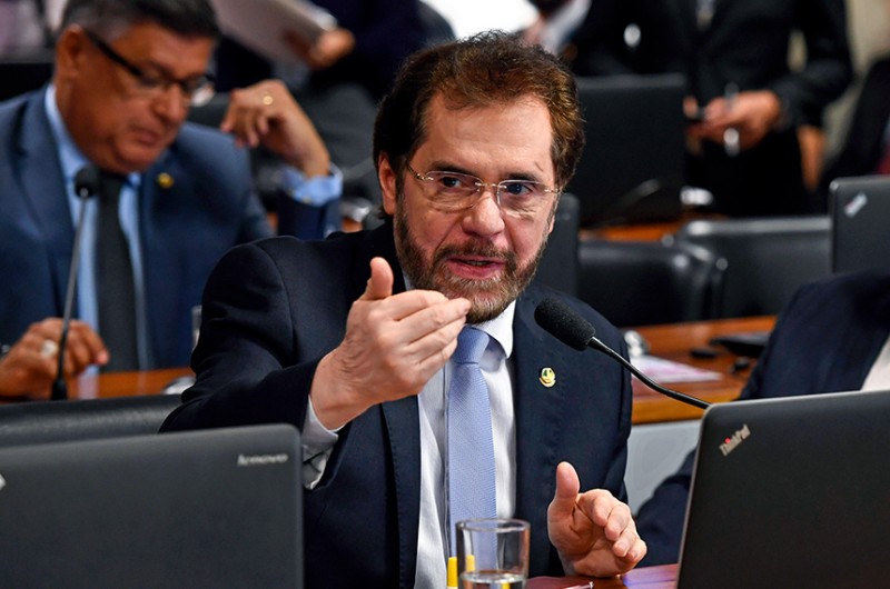 Plínio Valério é o autor do projeto, que ainda será distribuído às comissão do Senado para análise - Edilson Rodrigues/Agência Senado