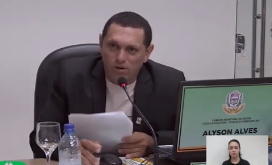 Vereador da base aliada de Fábio Tyrone, faz crítica e cobranças a gestão municipal em Sousa