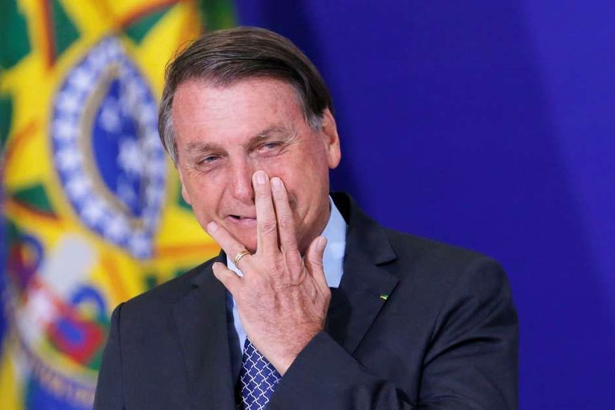 Presidente Jair Bolsonaro durante cerimônia no Palácio do Planalto (Foto: REUTERS/Adriano Machado).