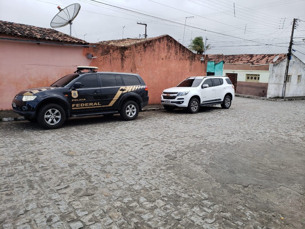 Polícia Federal cumpriu mandado de busca e apreensão nesta terça-feira (10), em Areial, PB — Foto: Polícia Federal/Divulgação