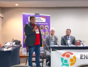 Presidente da Câmara Municipal de Sousa, Novinho de Carlão, participa do Encontro Nordestino de Legislativo em João Pessoa 