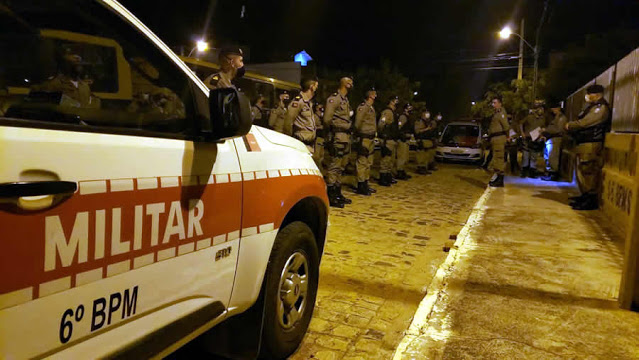 O efetivo de reforço deve permanecer em Cajazeiras e região até a data de encerramento da apuração dos votos (Foto: Divulgação PMPB)