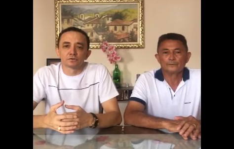 Leonardo Nobre também agradeceu a votação obtida em favor dos vereadores. (Foto: Reprodução).