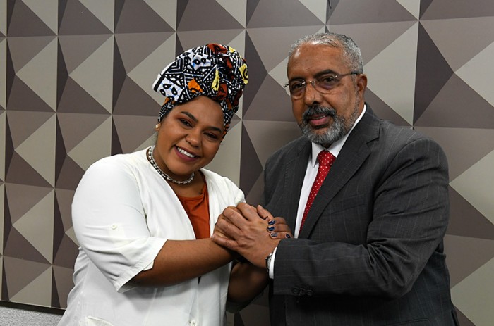 Dandara e Paulo Paim serão, respectivamente, os coordenadores da frente na Câmara e no Senado - Roque de Sá/Agência Senado