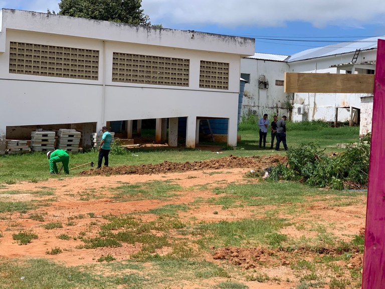 A construção acontece em terreno do próprio hospital, numa área atrás do prédio do Hospital do Bem. (Foto: Reprodução).