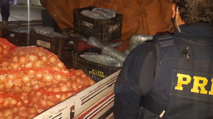 O homem, que não possuía antecedentes criminais, foi preso em flagrante e conduzido à Polícia Civil (Foto: Divulgação PRF)