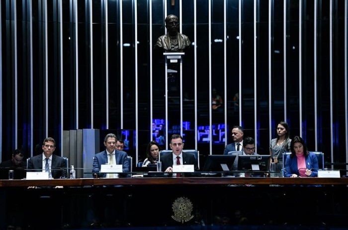 Pacheco: juros são altos e país pode contar com o Congresso em matérias fiscais - Foto: Edilson Rodrigues/Agência Senado
