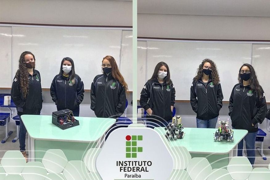 Em 11 de dezembro, as alunas do IFPB já estarão participando da prova teórica da Olimpíada Brasileira de Robótica. Nos dias 12 e 13 de dezembro, disputam a Etapa Nacional do Torneio Juvenil de Robótica. (Foto: reprodução)