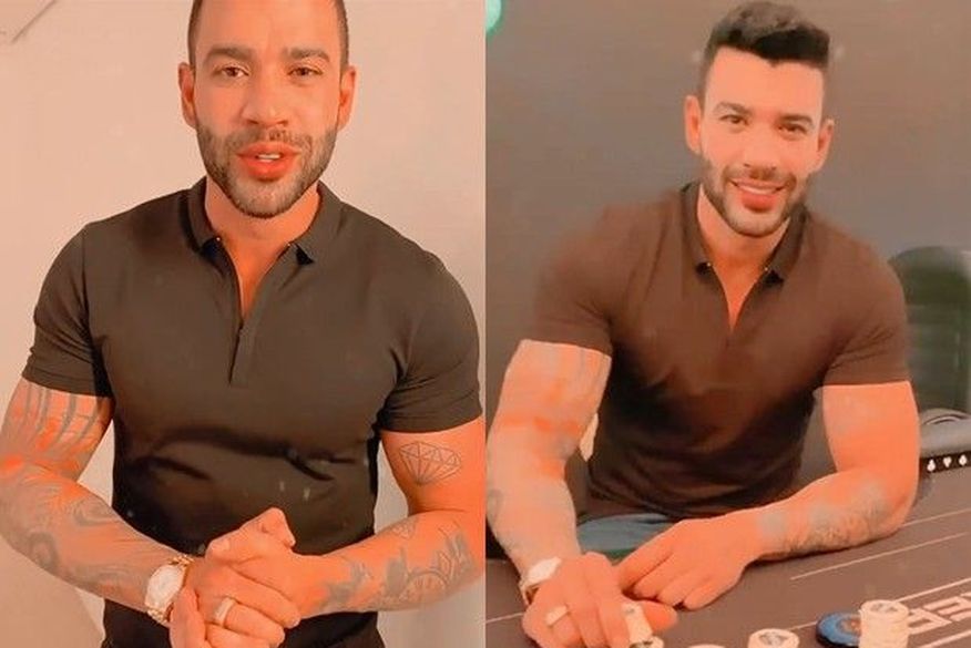 Anel ou aliança? Gusttavo Lima agita a web com joia no anelar direito. (Foto: Reprodução/Instagram).