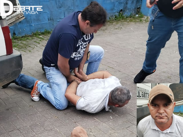 Após receber voz de prisão, o indivíduo foi conduzido à delegacia de Polícia Civil (Foto: Reprodução)