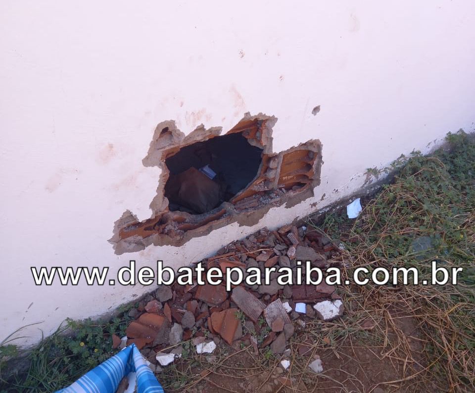 Desconhecidos arrombam parede e furtam dinheiro de casa lotérica no centro de Sousa durante a madrugada