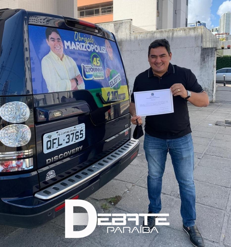 Lucas Braga é diplomado prefeito de Marizópolis, sertão paraibano. (Foto: Reprodução/Instagram).