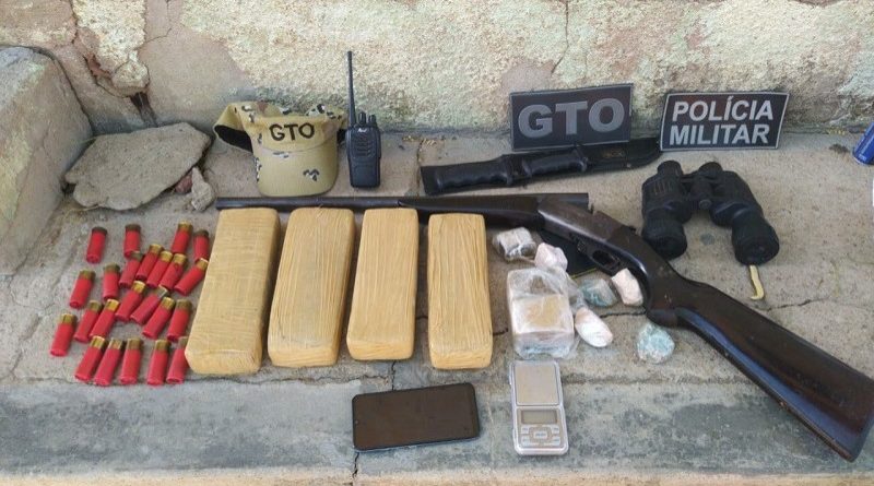 Todo material apreendido foi conduzido a Delegacia da Polícia Civil de Patu-RN (Foto: Reprodução)