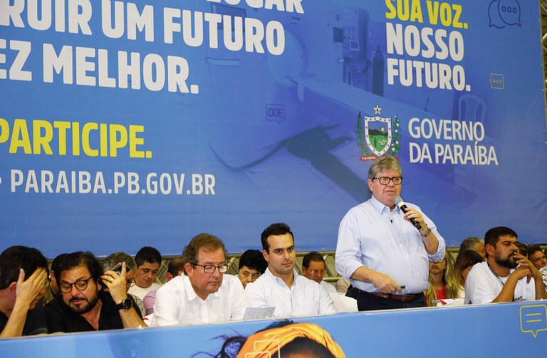 João Azevêdo participa de plenária do ODE em Sousa e anuncia investimentos superiores a R$ 13 milhões na região