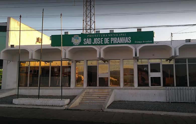 Prefeitura de São José de Piranhas, sertão da Paraíba. (Foto: Reprodução).