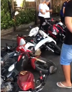Nildemar foi conduzido à delegacia de Polícia Civil para serem realizados os procedimentos cabíveis. (Foto: Reprodução).