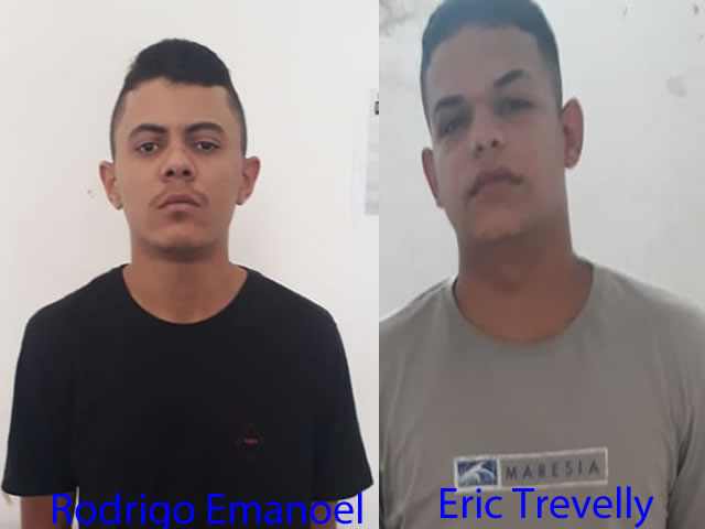 Ambos os presos foram levados à Central de Polícia Civil de Cajazeiras, onde foram apresentados ao delegado que dará continuidade as investigações do caso (Foto: Reprodução)