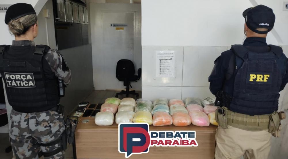 Os veículos e os suspeitos foram conduzidos à delegacia de Polícia Civil de Sousa, para ser feita uma averiguação mais detalhada. (Foto: Reprodução).