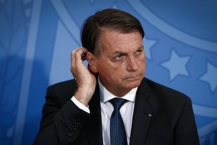 O presidente Jair Bolsonaro, durante cerimônia no Palácio do Planalto. (Foto: Pablo Jacob/Agência O Globo/17-12-2020).