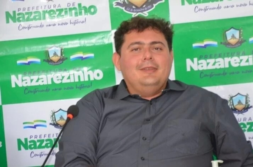 Marcelo Vale (Cidadania), prefeito do município de Nazarezinho. (Foto: Reprodução).