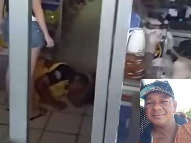 O corpo da vítima será levado ao NUMOL de Patos, para ser feita a necropsia (Foto: Reprodução Redes Sociais)