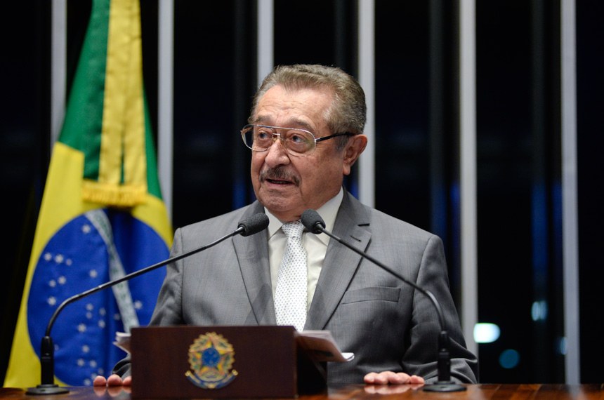Senador José Maranhão segue estável em tratamento contra a covid-19. (Foto: Reprodução).