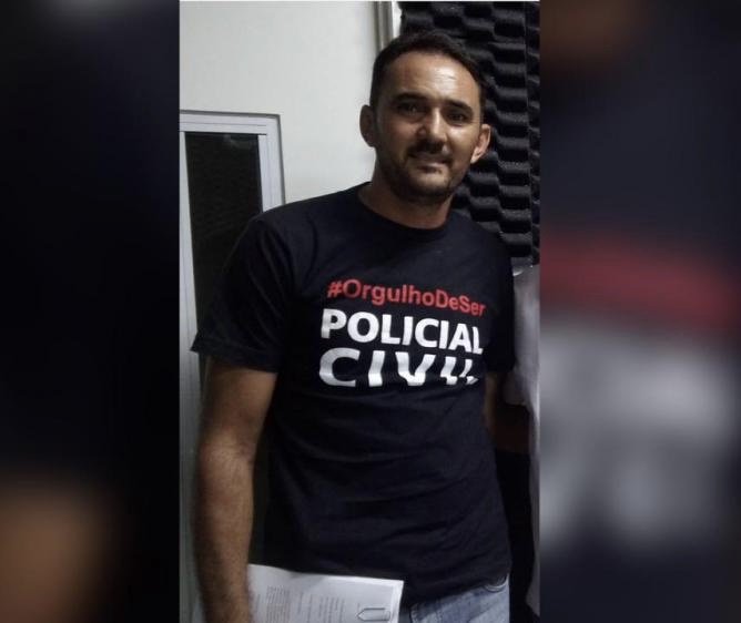 O corpo do policial foi encaminhado ao NUMOL de Patos, para ser feito o exame cadavérico (Foto: Reprodução)